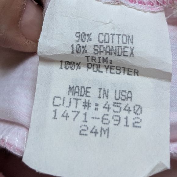 Big Fish by Sweet Potatoes One-piece Swimsuit Pink White Striped Embroidered 24m - Picture 6 of 7